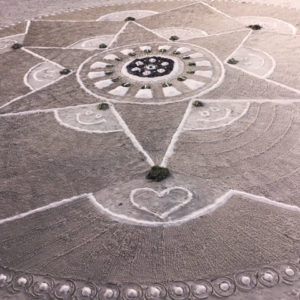 Mandalas will be made along the route of the Thames during T100