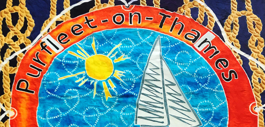 Purfleet flag designed by Jacci Todd