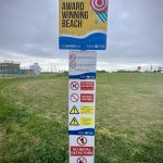Sign at Shoeburyness Beach